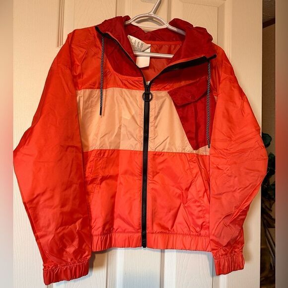 REEBOX windbreakers Women Oversized French Terry Full-Zip Hoodie Red… - Picture 16 of 16